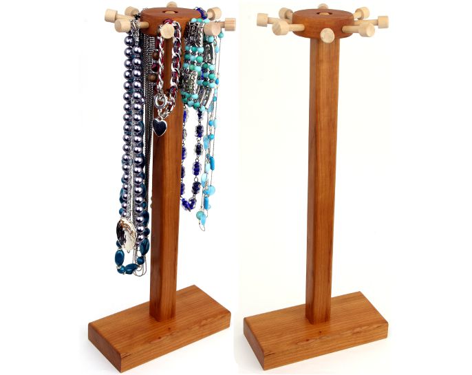 Tom's Earring Holders medium cherry spinning necklace holder
